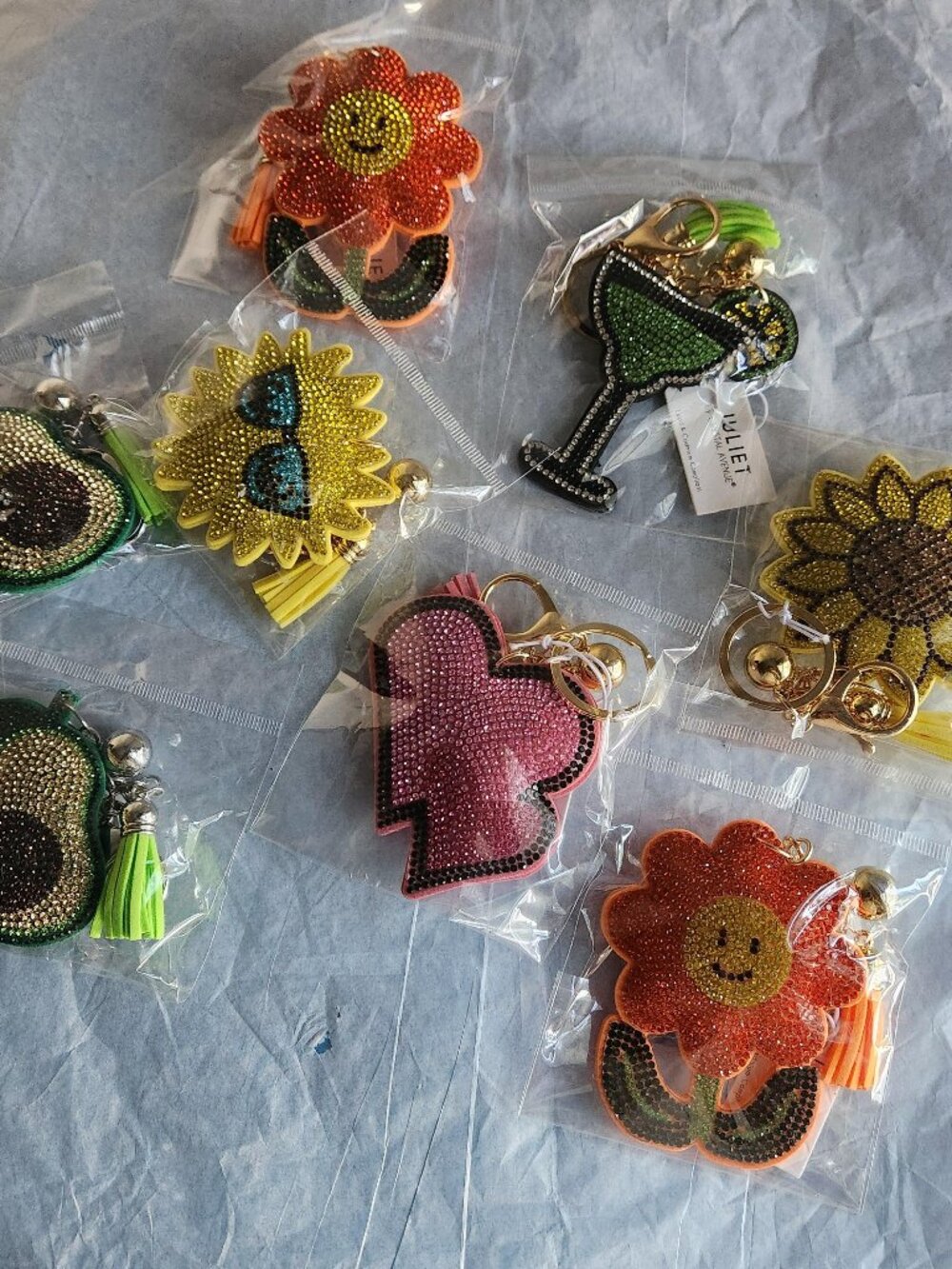 Fashion Bling Bag Charms NWT
